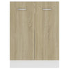 Bottom Cabinet Lyon Sonoma Oak 60x46x81.5 cm Engineered Wood