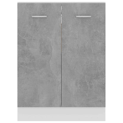 Bottom Cabinet Lyon Concrete Grey 60x46x81.5 cm Engineered Wood