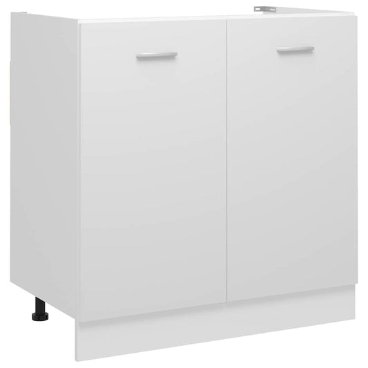 Sink Bottom Cabinet | White | Engineered Wood | Sink Bottom Cabinet