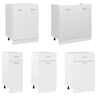Sink Bottom Cabinet Lyon White 80x46x81.5 cm Engineered Wood