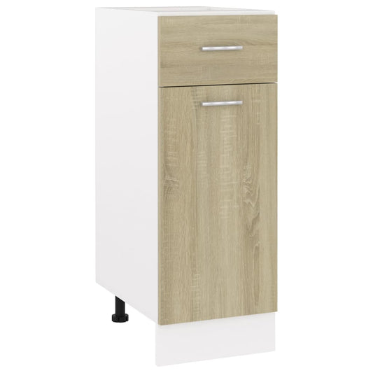 Drawer Bottom Cabinet Lyon Sonoma Oak 30x46x81.5 cm Engineered Wood