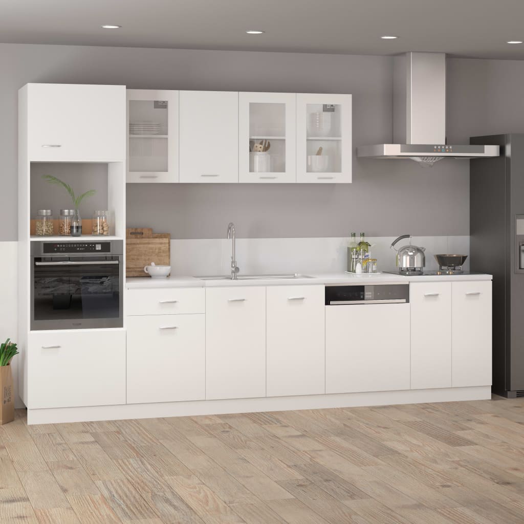Drawer Bottom Cabinet Lyon White 40x46x81.5 cm Engineered Wood