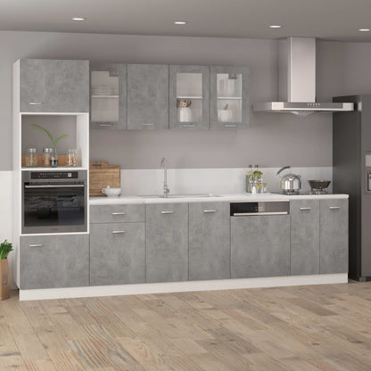 Drawer Bottom Cabinet Concrete Grey 40x46x81.5 cm Engineered Wood