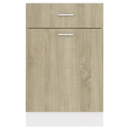 Drawer Bottom Cabinet Lyon Sonoma Oak 50x46x81.5 cm Engineered Wood
