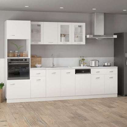 Drawer Bottom Cabinet Lyon White 80x46x81.5 cm Engineered Wood