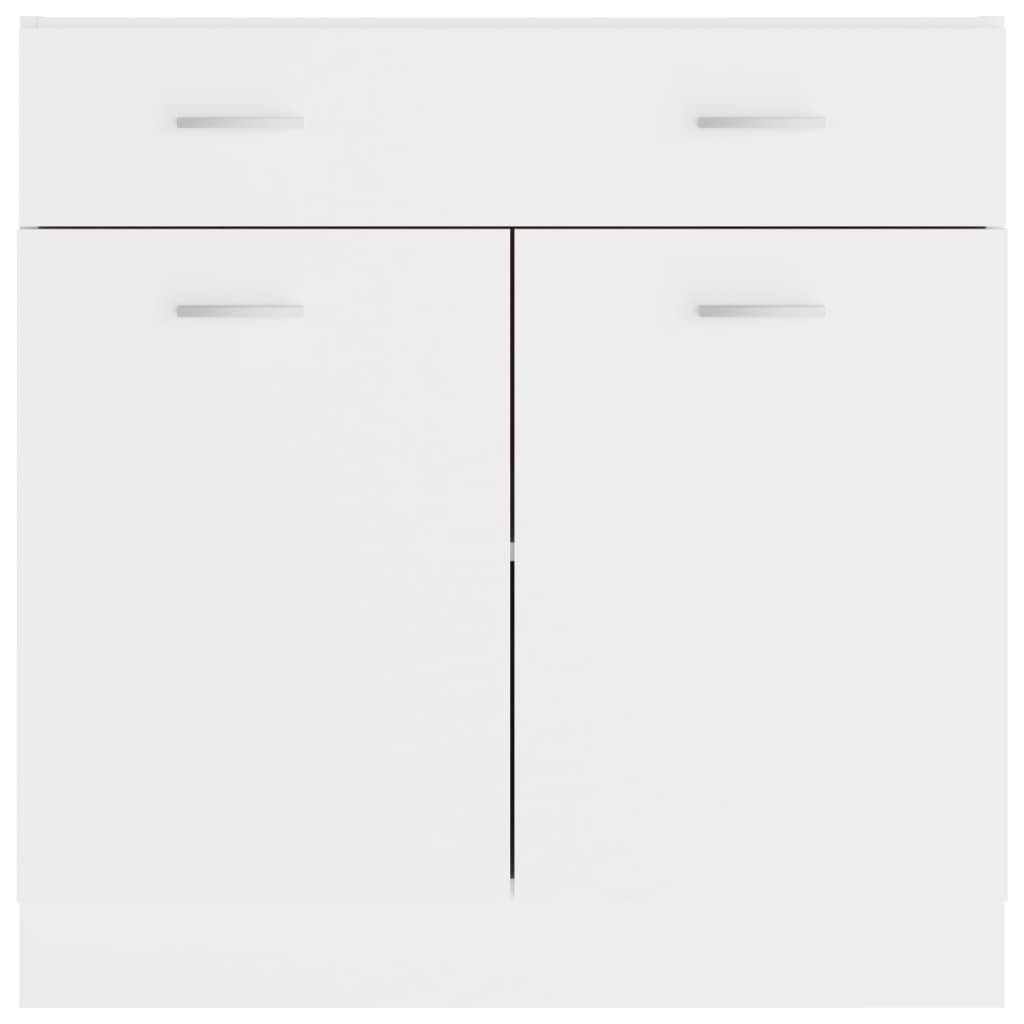 Drawer Bottom Cabinet Lyon White 80x46x81.5 cm Engineered Wood