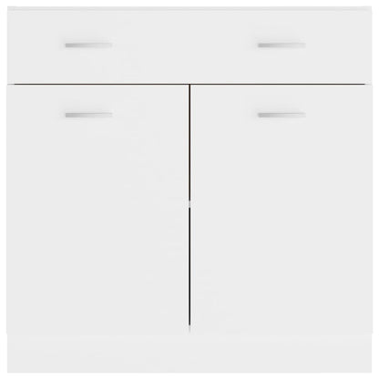 Drawer Bottom Cabinet Lyon White 80x46x81.5 cm Engineered Wood