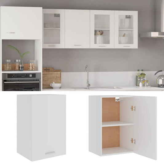Hanging Cabinet Lyon White 39.5x31x60 cm Engineered Wood