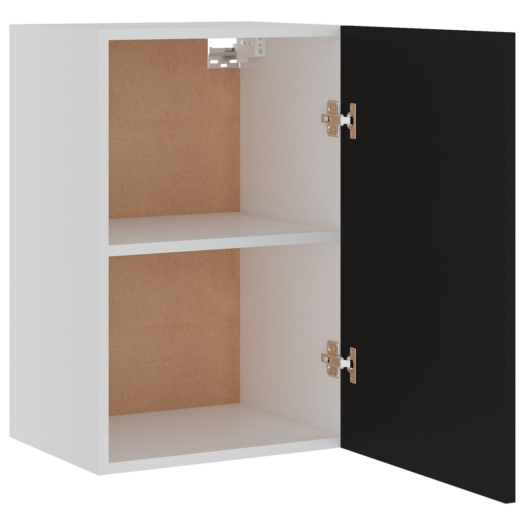 Hanging Cabinet Lyon Black 39.5x31x60 cm Engineered Wood