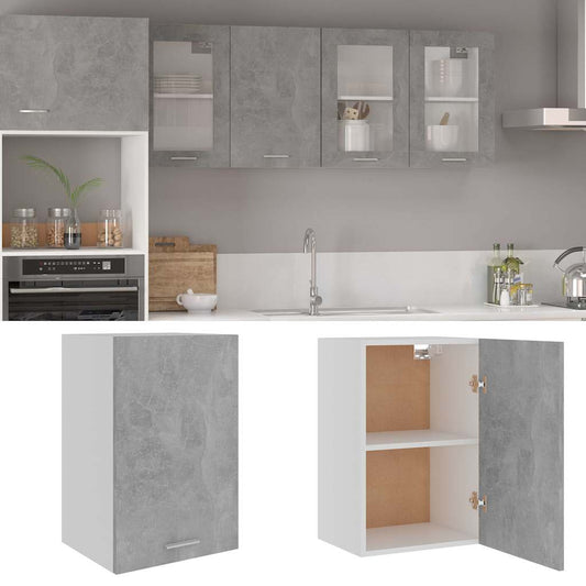 Hanging Cabinet | Concrete grey | Engineered wood | 39.5 x 31 x 60 cm