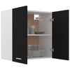 Hanging Cabinet Black 60x31x60 cm Engineered Wood