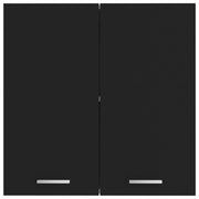 Hanging Cabinet Black 60x31x60 cm Engineered Wood