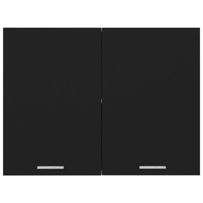 Hanging Cabinet Lyon Black 80x31x60 cm Engineered Wood