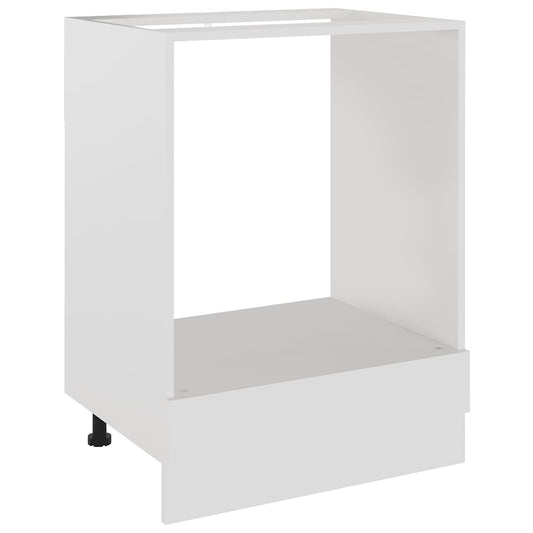 Oven Cabinet | White | Engineered Wood | 60 x 46 x 81.5 cm | Oven Cabinet