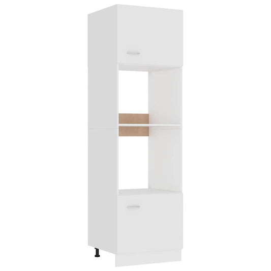 Microwave Cabinet | White | Engineered wood | Standard
