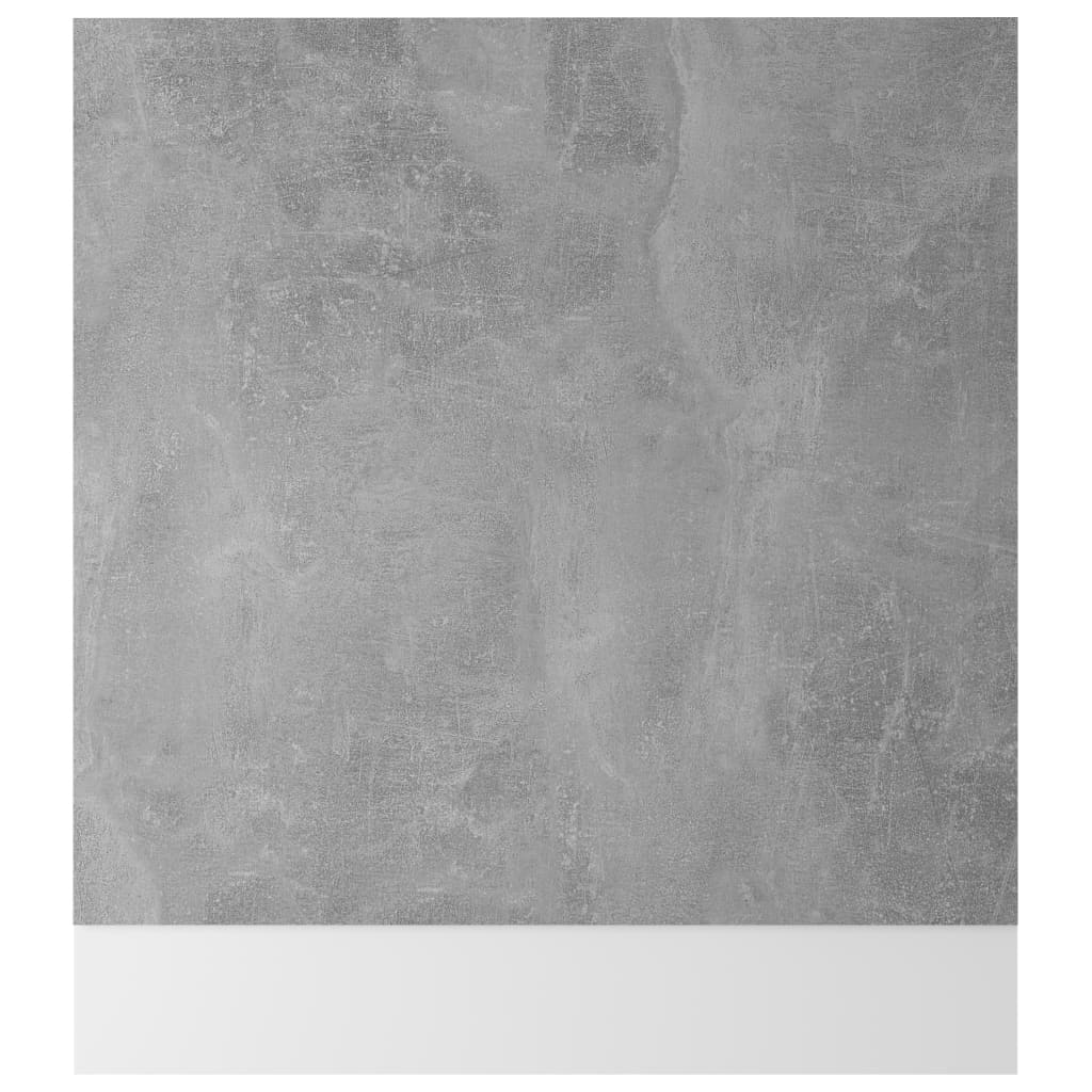Dishwasher Panel Lyon Concrete Grey 59.5x3x67 cm Engineered Wood