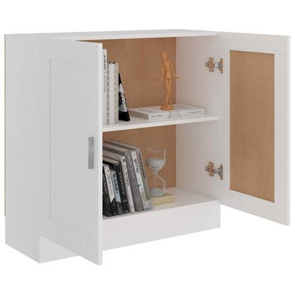 Book Cabinet White 82,5x30,5x80 cm Engineered Wood