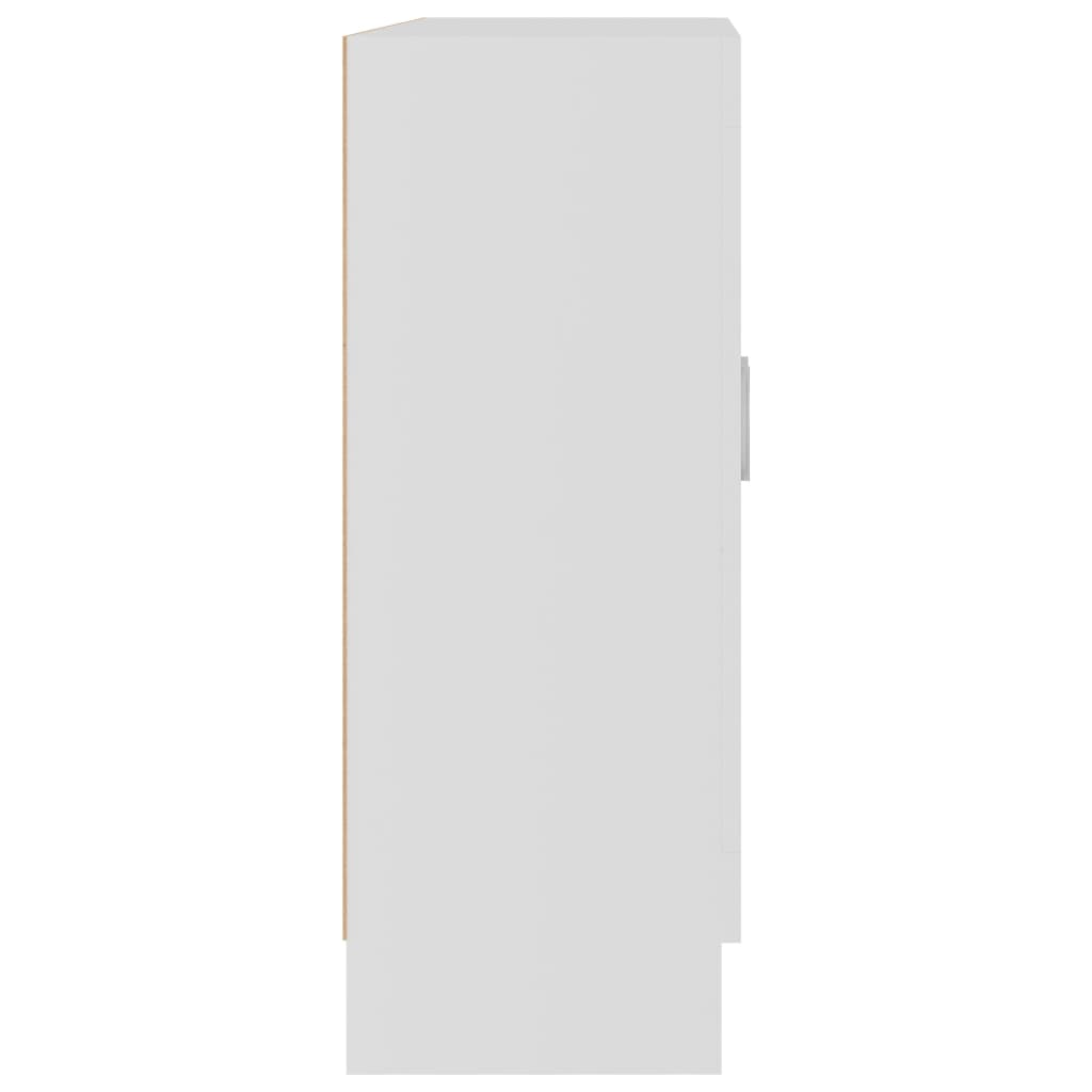 Book Cabinet White 82,5x30,5x80 cm Engineered Wood