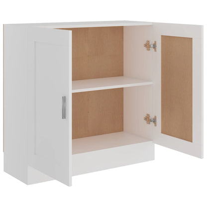 Book Cabinet White 82,5x30,5x80 cm Engineered Wood