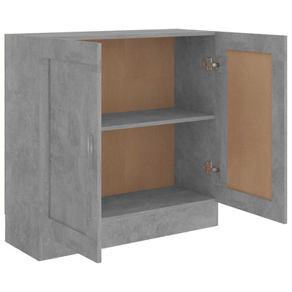 Book Cabinet Concrete Grey 82,5x30,5x80 cm Engineered Wood