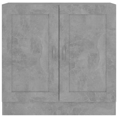 Book Cabinet Concrete Grey 82,5x30,5x80 cm Engineered Wood