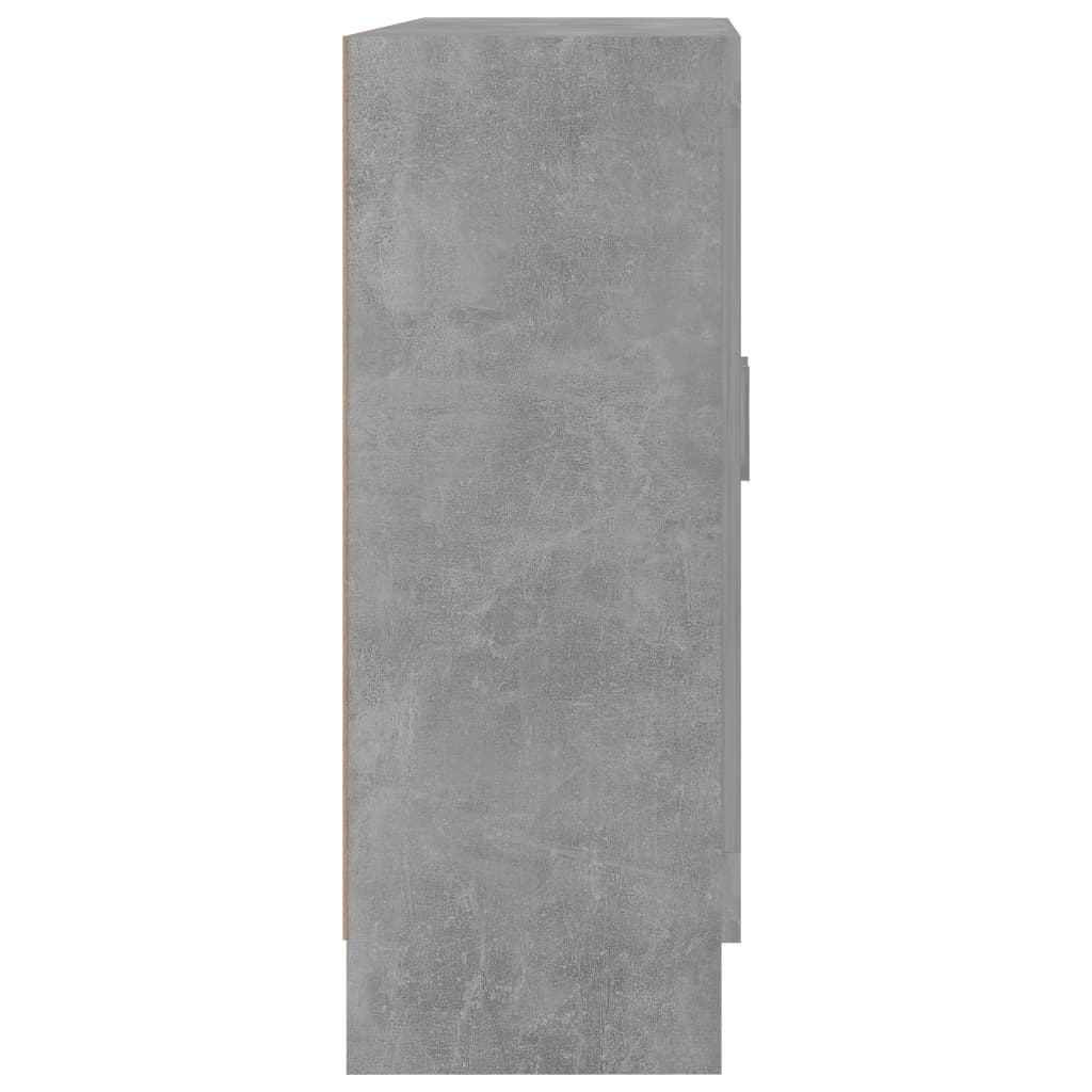 Book Cabinet Concrete Grey 82,5x30,5x80 cm Engineered Wood