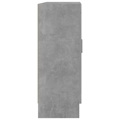 Book Cabinet Concrete Grey 82,5x30,5x80 cm Engineered Wood