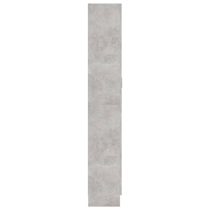 Book Cabinet Concrete Grey 82,5x30,5x185,5 cm Engineered Wood