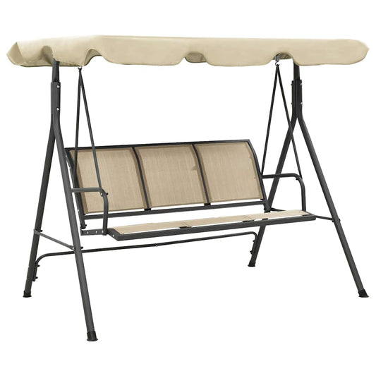 Garden Swing Chair | Anthracite and Sand | Steel | Large | Durable