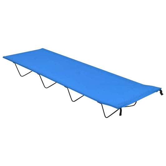 Camping Bed | Blue | 600D Oxford fabric, Steel | Single | Foldable