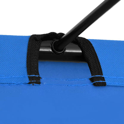 Camping Beds 2 pcs 180x60x19 cm Oxford Fabric and Steel Blue
