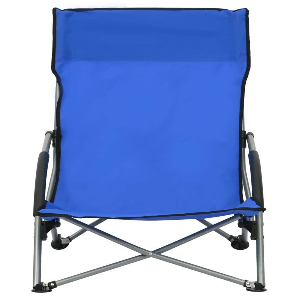 Beach Chair | Set of 2 | Blue | Oxford fabric, steel | Standard