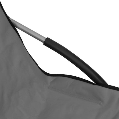 Beach Chair | Set of 2 | Grey | Oxford fabric, steel | Compact