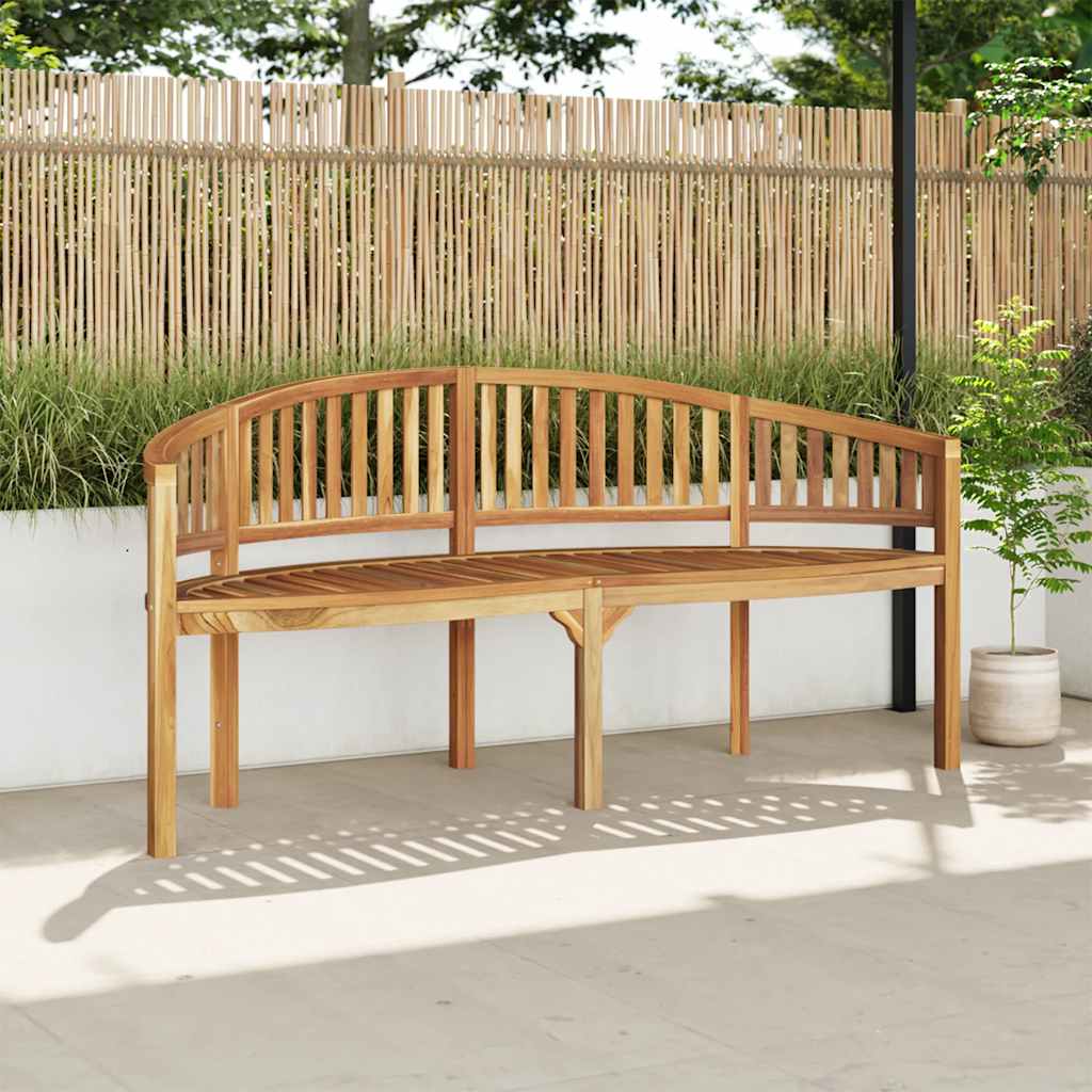 Garden Bench | Natural Teak | Solid Teak Wood | Large | Durable