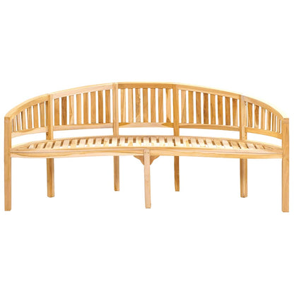 Banana Bench 200 cm Solid Teak Wood