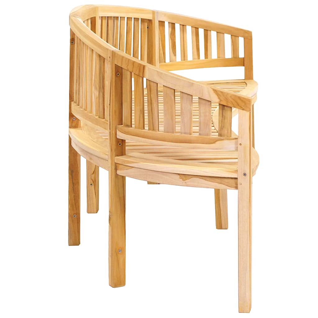 Banana Bench 200 cm Solid Teak Wood