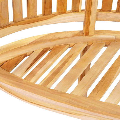 Banana Bench 200 cm Solid Teak Wood