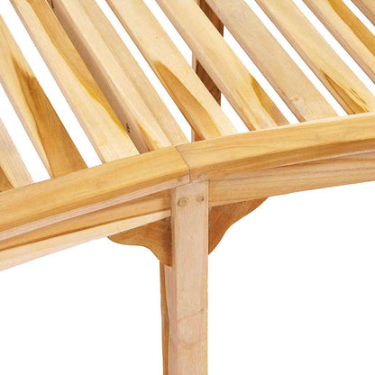Banana Bench 200 cm Solid Teak Wood