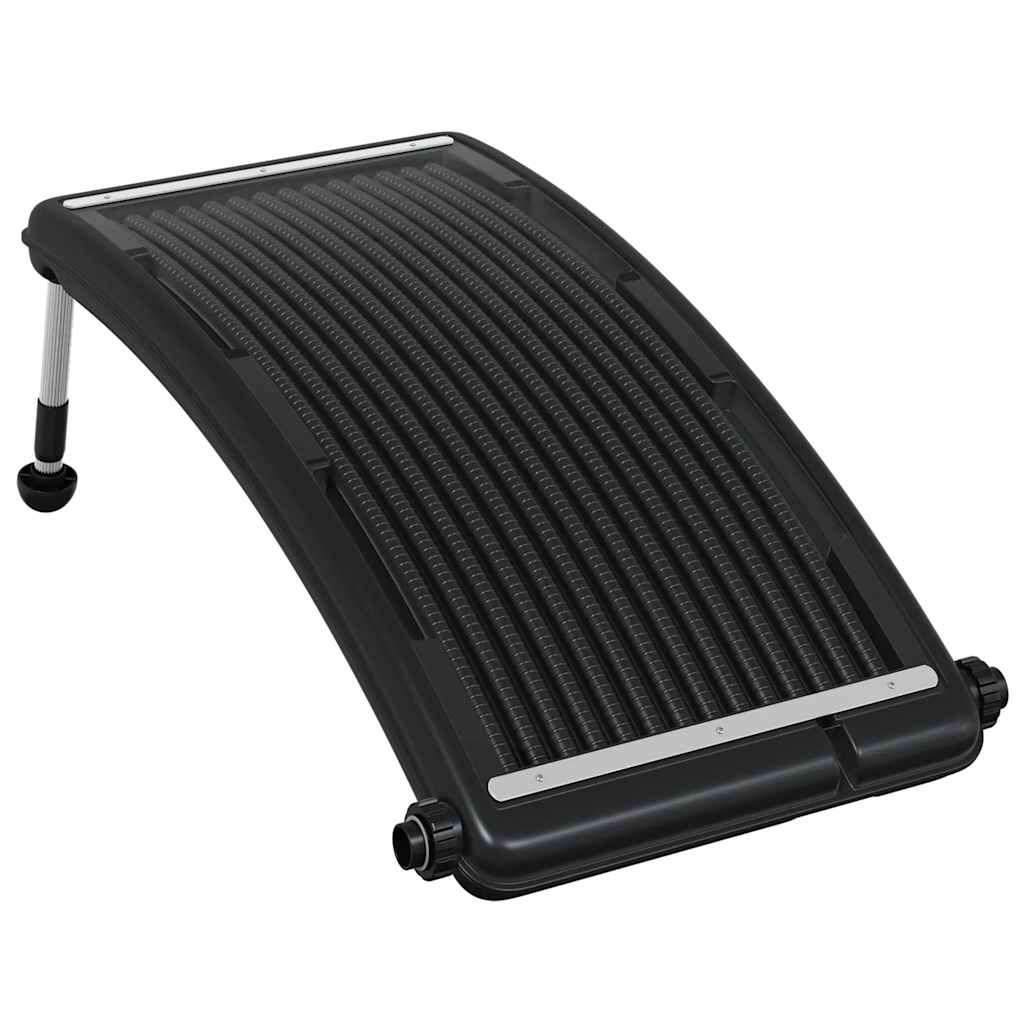 Solar Pool Heating Panel Black HDPE, PC, Aluminum 43 x 26 x 2.8 in