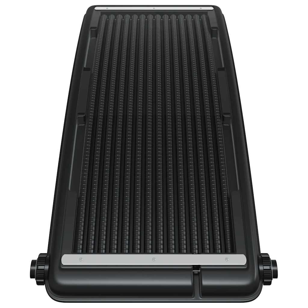Solar Pool Heating Panel Black HDPE, PC, Aluminum 43 x 26 x 2.8 in