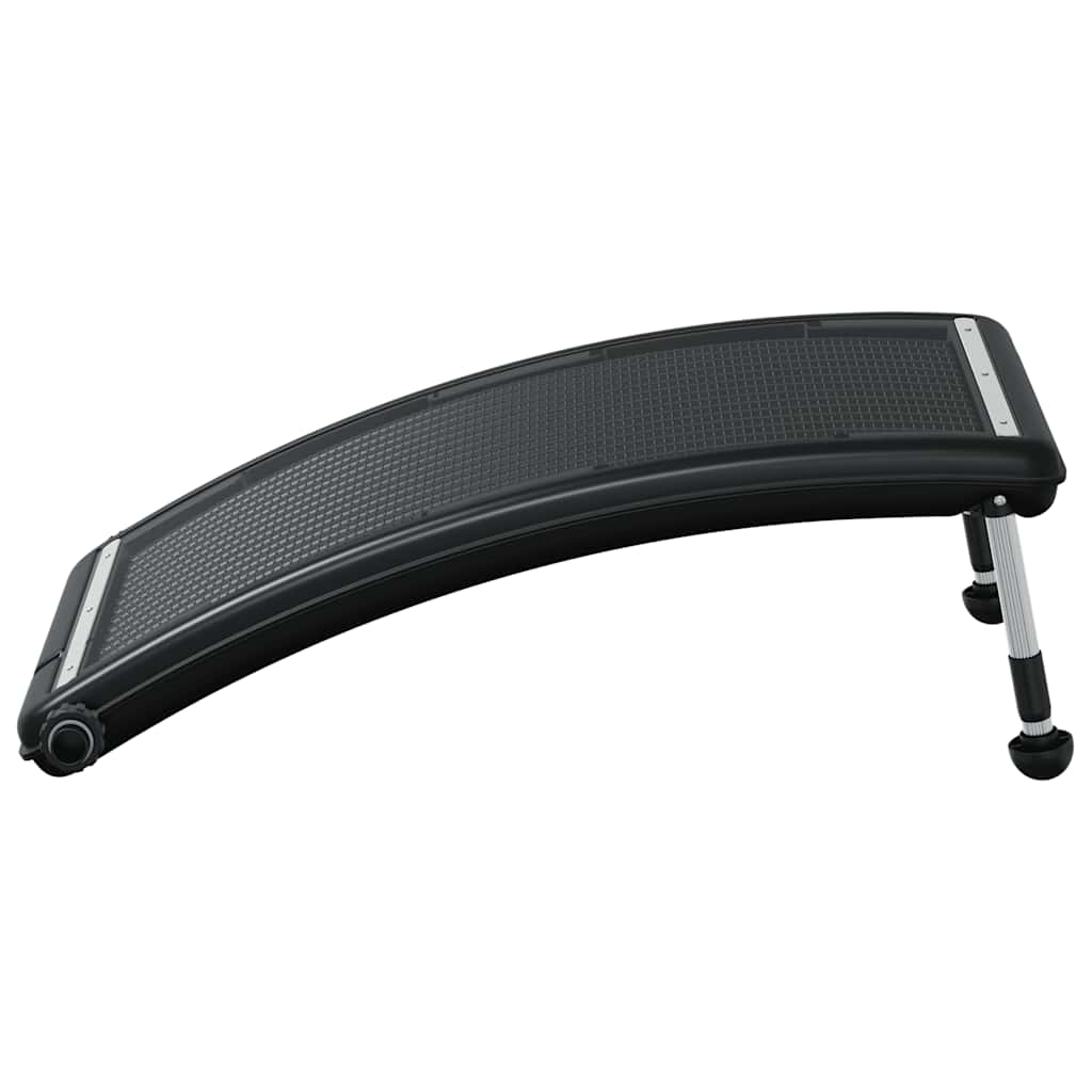 Solar Pool Heating Panel Black HDPE, PC, Aluminum 43 x 26 x 2.8 in