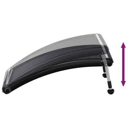 Solar Pool Heating Panel Black HDPE, PC, Aluminum 43 x 26 x 2.8 in