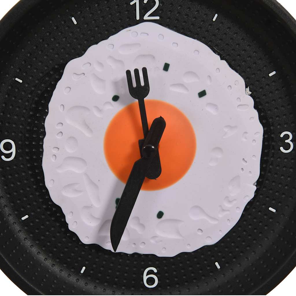 Wall Clock | Multicolour | ABS | 18.8 x 4.3 x 35.4 cm | Decorative Inlays
