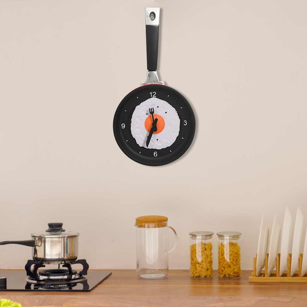 Wall Clock | Multicolour | ABS | 18.8 x 4.3 x 35.4 cm | Decorative Inlays