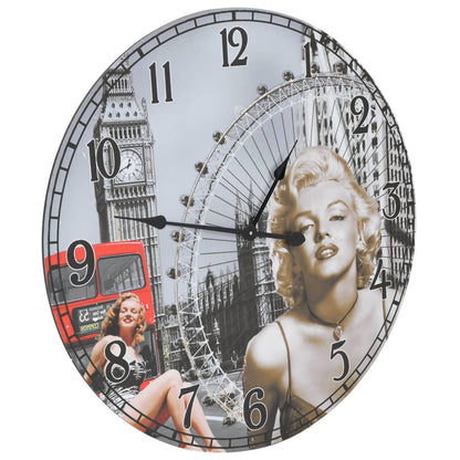 Vintage Wall Clock 60 cm