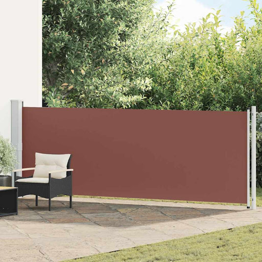 Side Awning | Brown and grey