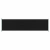 Patio Retractable Side Awning 236.2"x63" Black