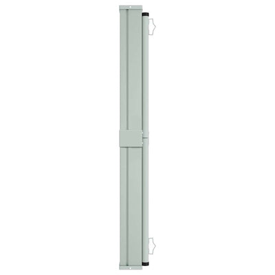 Patio Retractable Side Awning 236.2"x63" Black