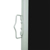 Patio Retractable Side Awning 236.2"x63" Black