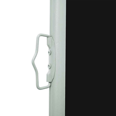 Patio Retractable Side Awning 236.2"x63" Black